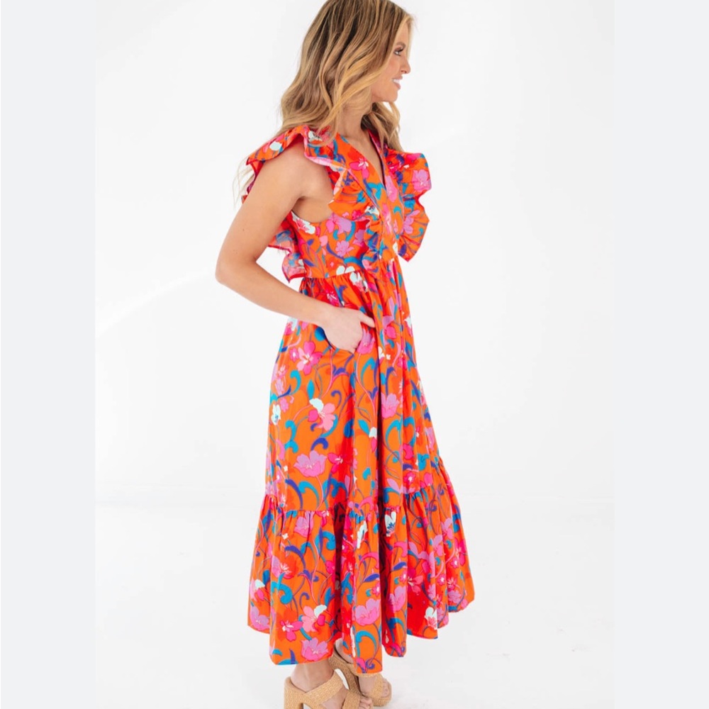 Maxi colorful dress